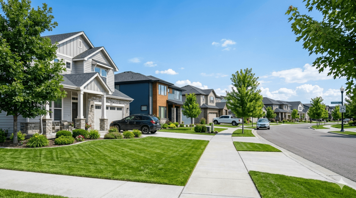 Suburban home in Nampa, ID