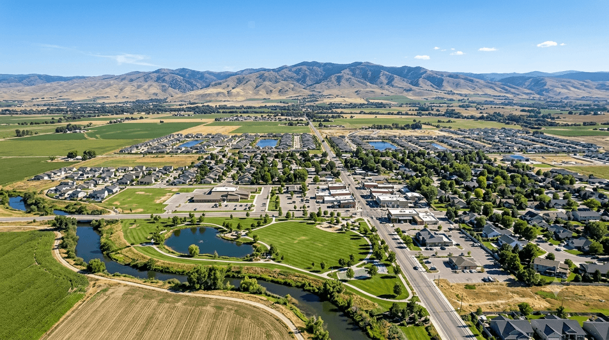 Residential neighborhood in Star, ID